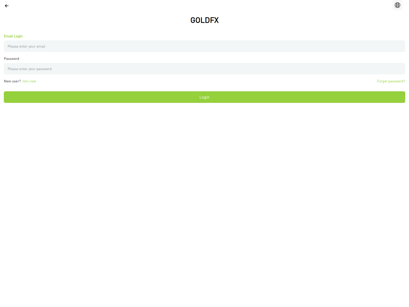 Screenshot of egoldfx.com