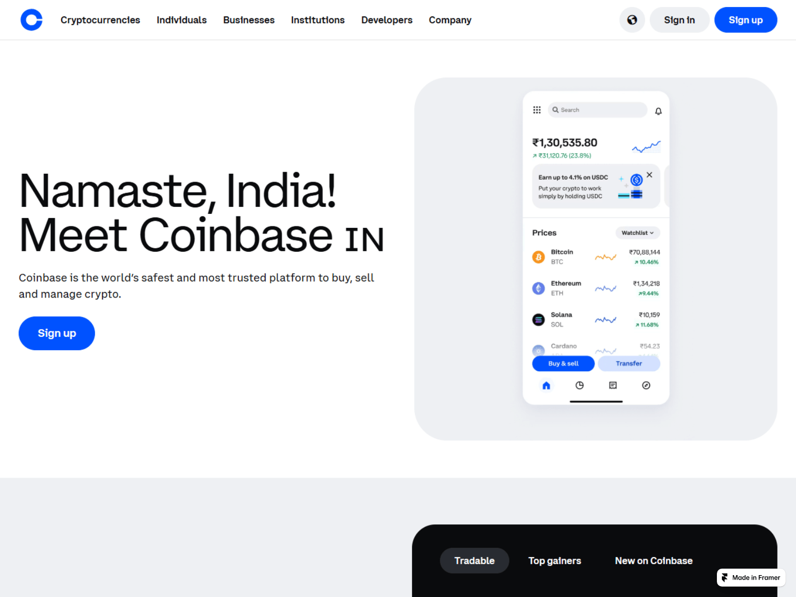 Screenshot of chrome-extn.framer.ai