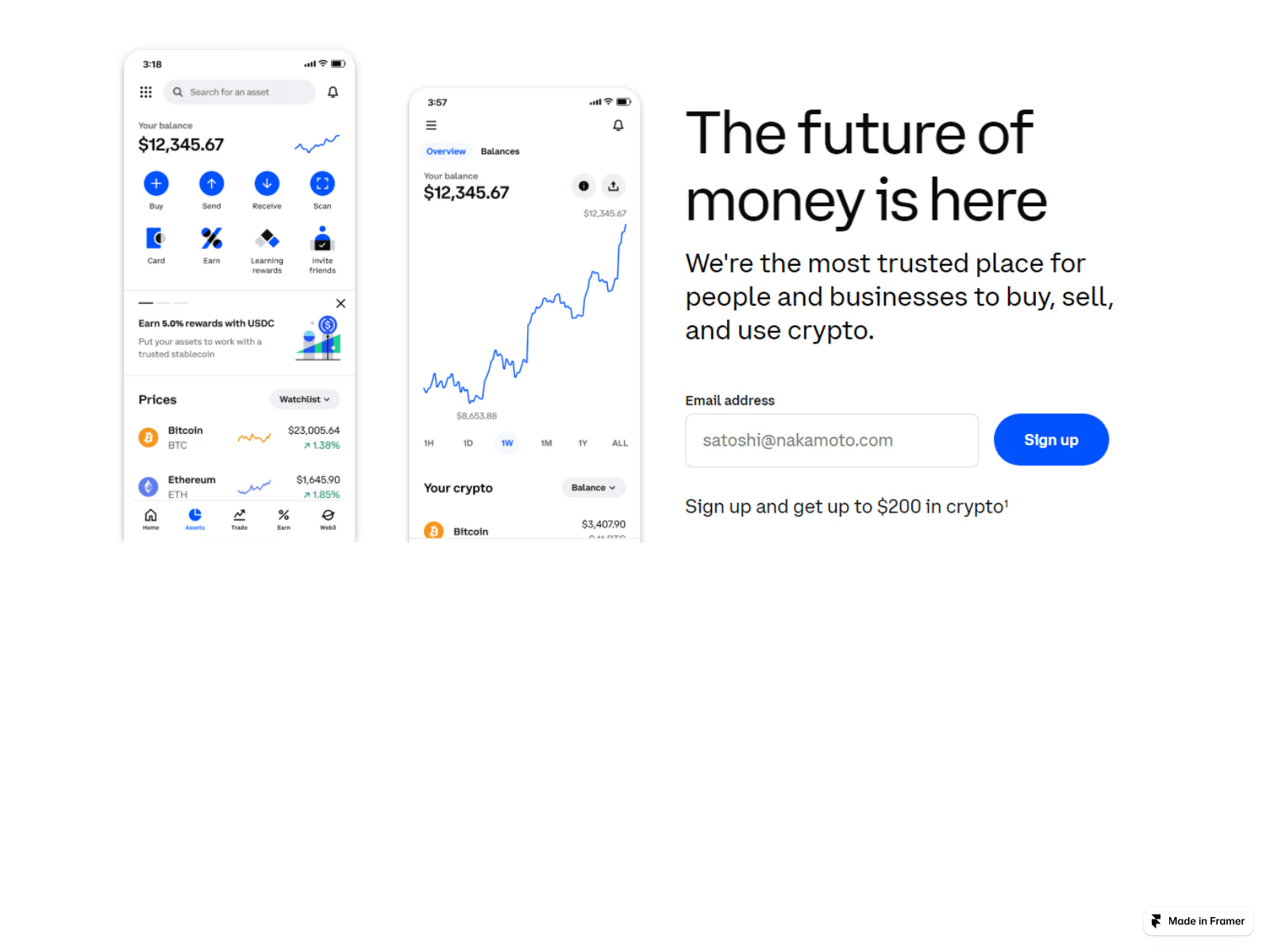 Screenshot of coinbs-sign-web.framer.ai