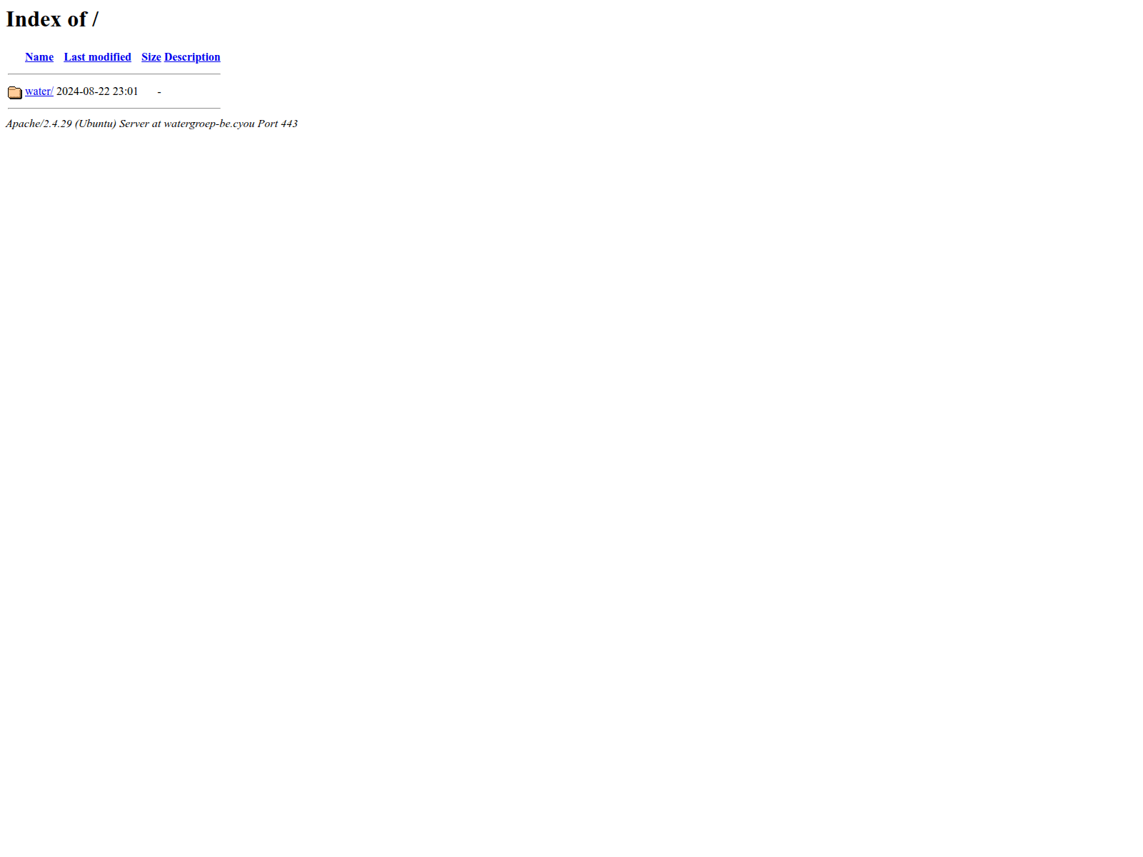 Screenshot of watergroep-be.cyou
