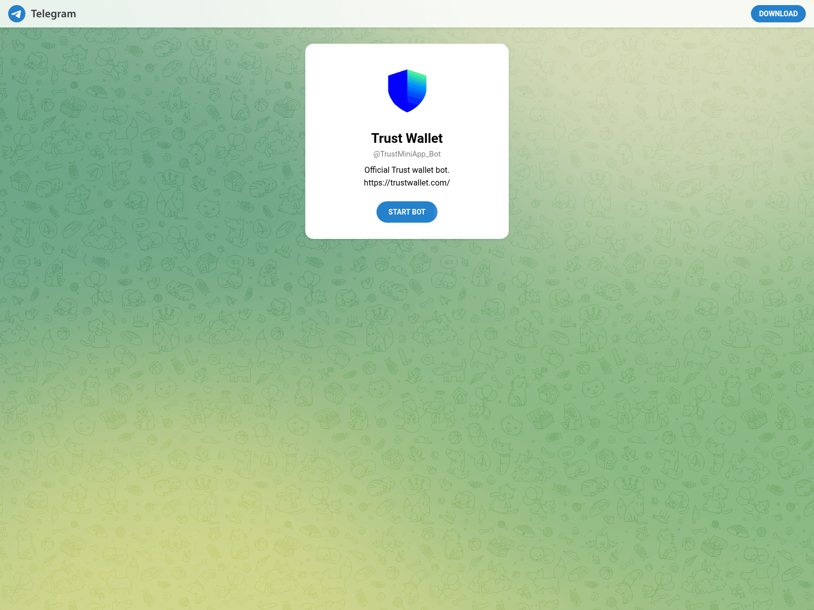 Screenshot of trustwalletservice.click