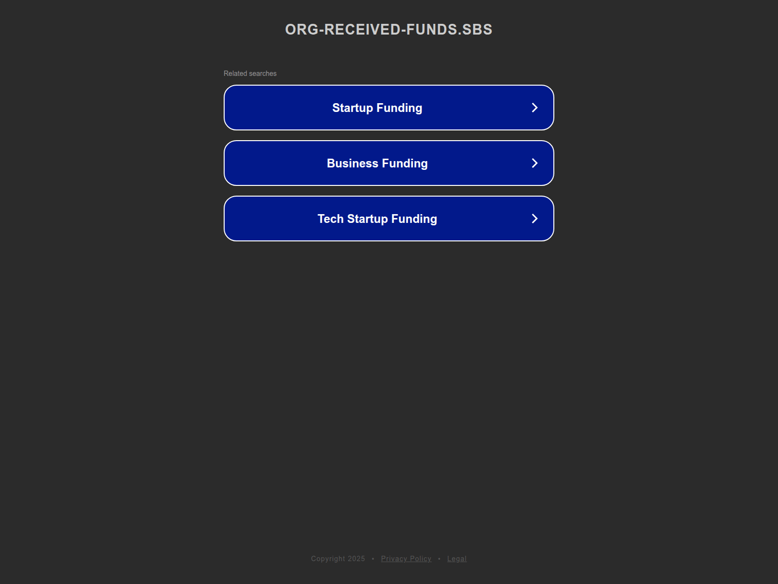 Screenshot of org-received-funds.sbs