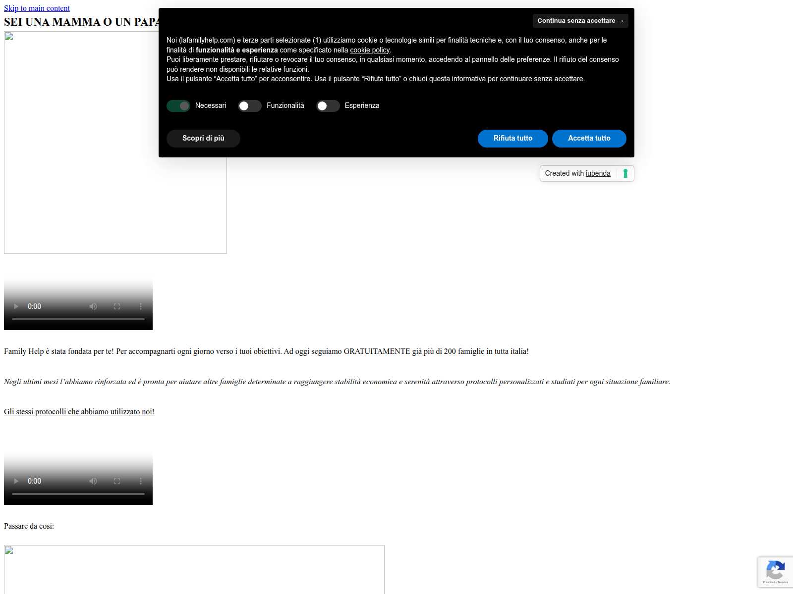 Screenshot of lafamilyhelp.com