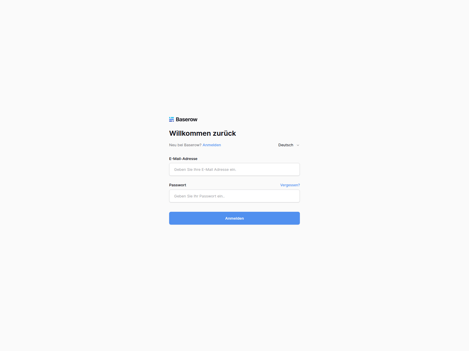Screenshot of baserow.server-okta.cloud