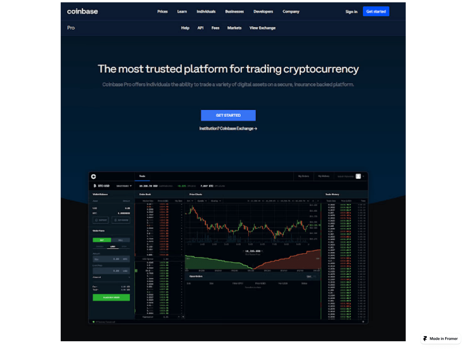 Screenshot of secure-coinbase.framer.media