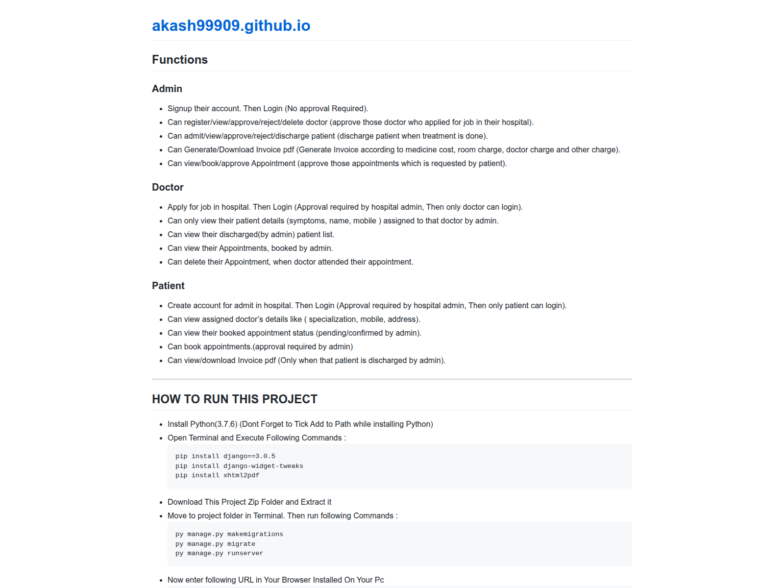 Screenshot of akash99909.github.io