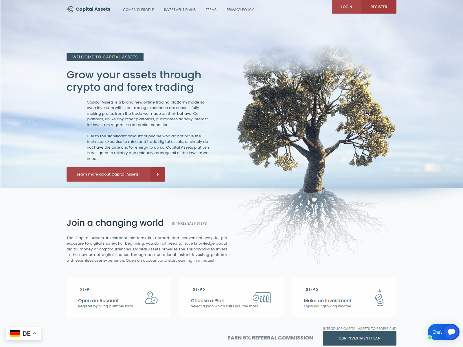 Screenshot of capassets-fin.com