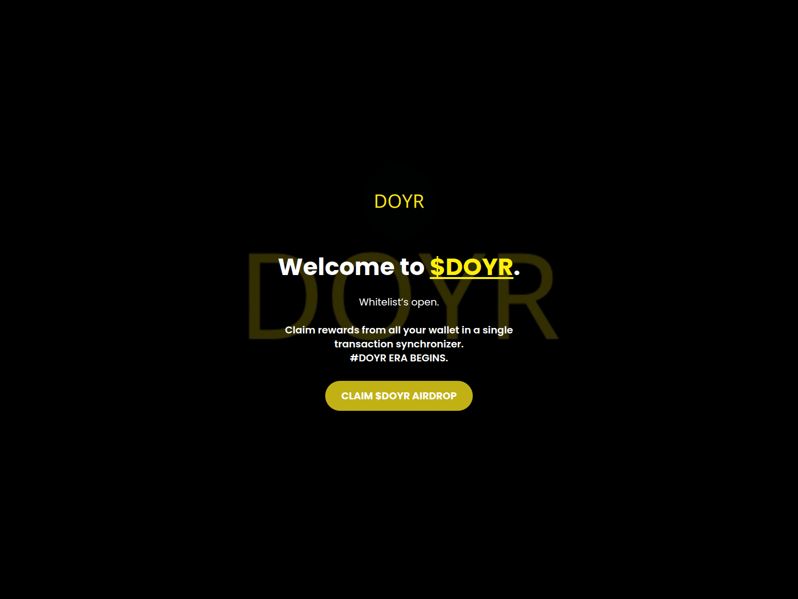 Screenshot of doyr-claims.online