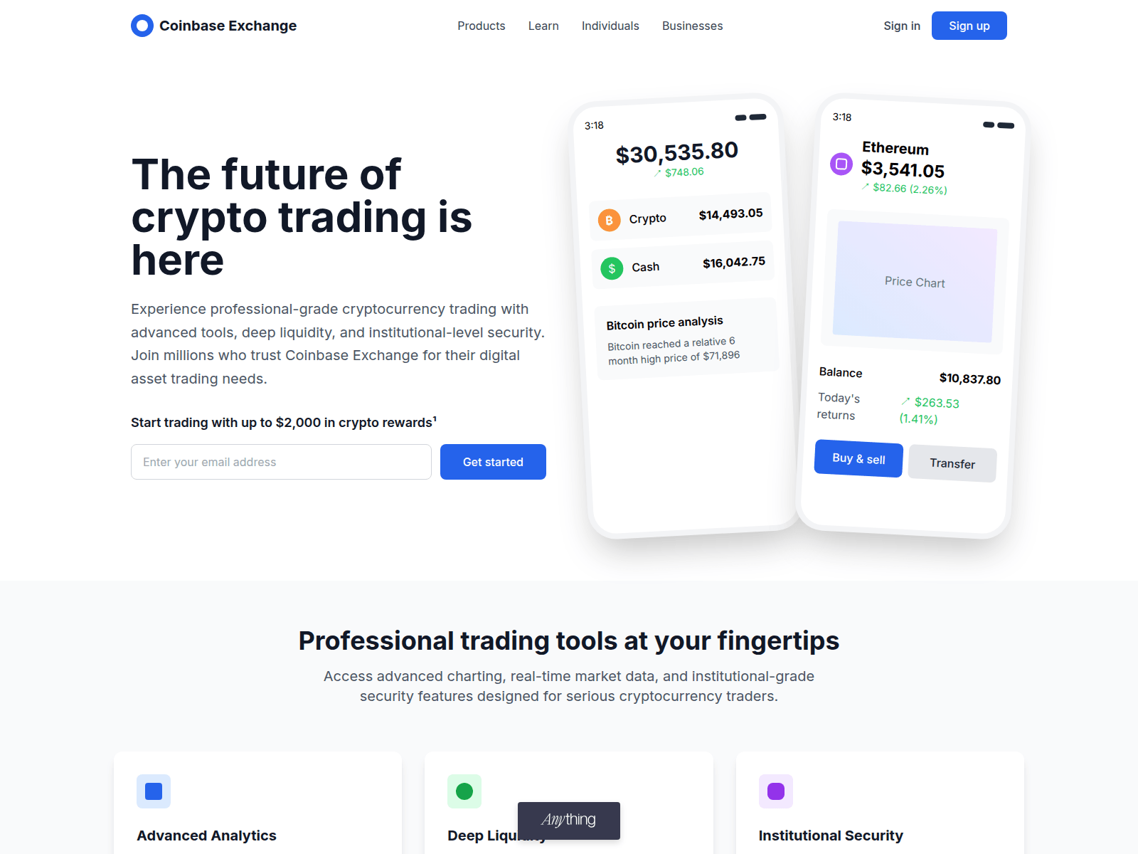 Screenshot of coinbase-exchange-log.created.app