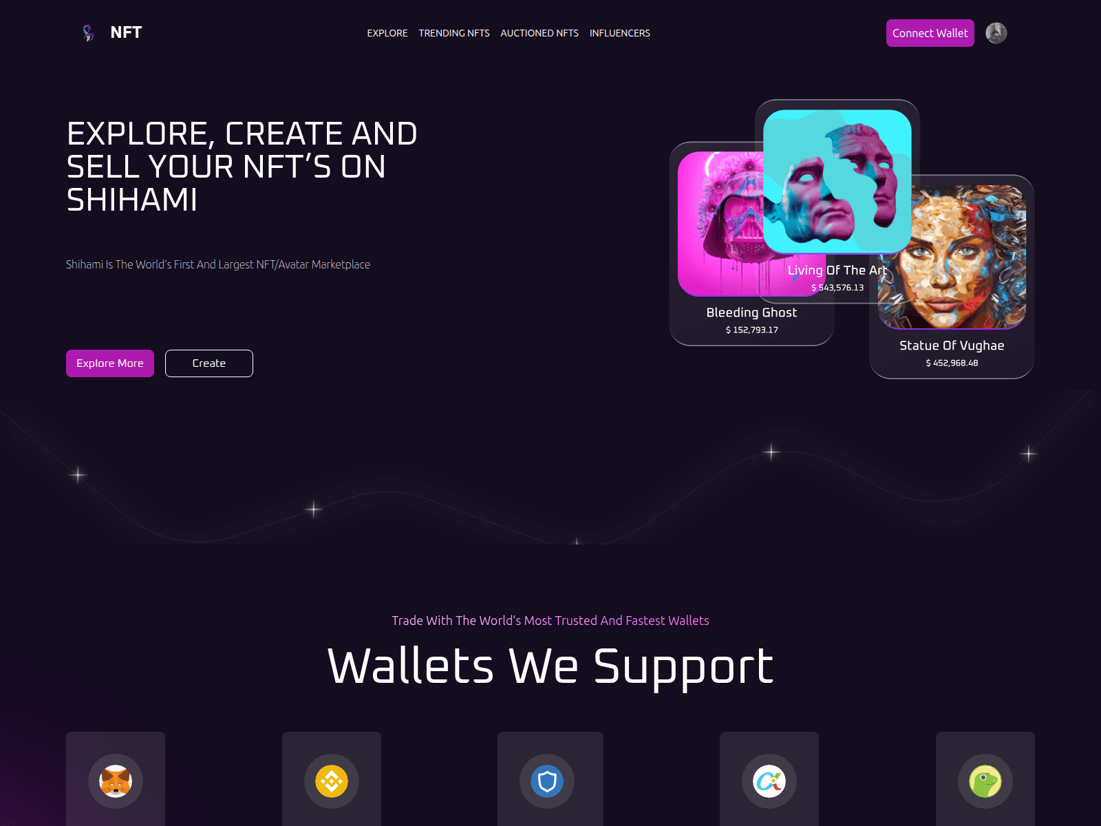 Screenshot of n-f-token.netlify.app