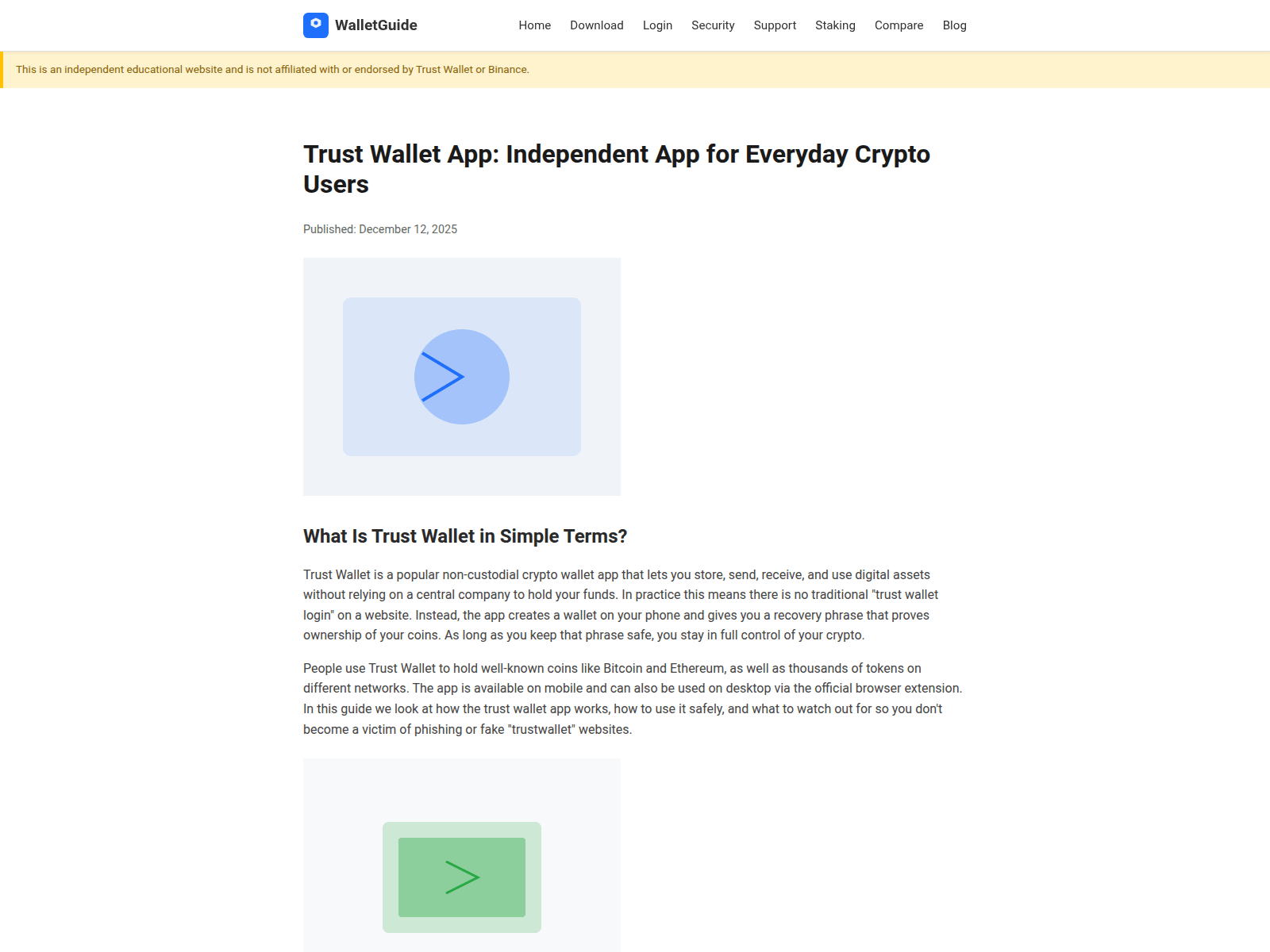 Screenshot of trustwallet-app.io