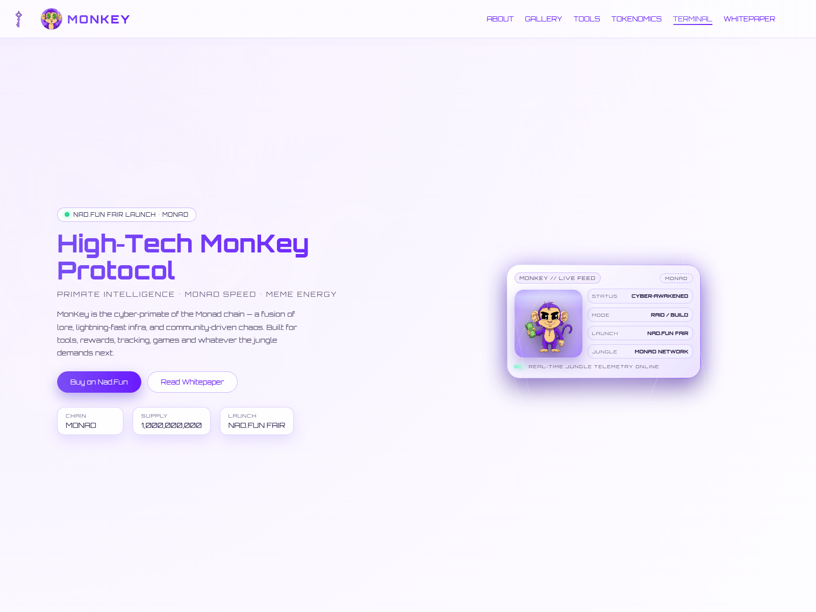 Screenshot of mail.monkeyonmonad.com