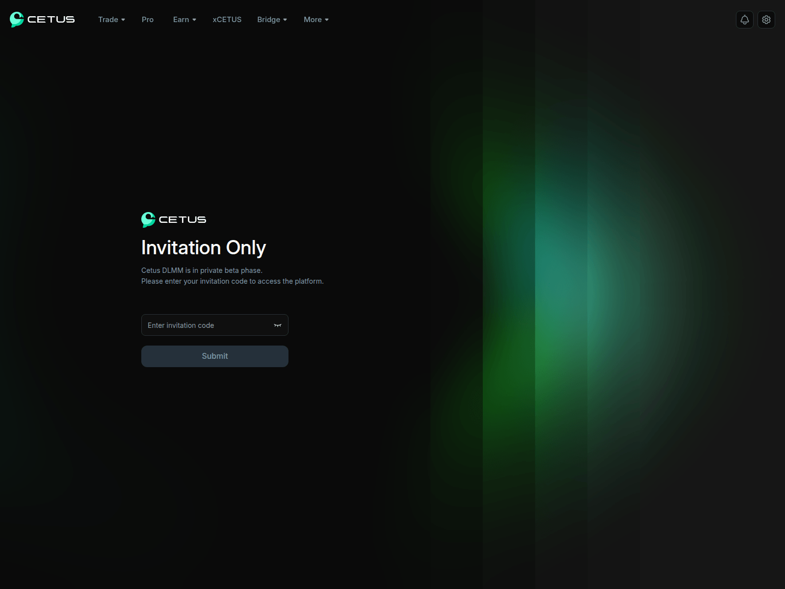 Screenshot of cetus-dlmm-beta.netlify.app