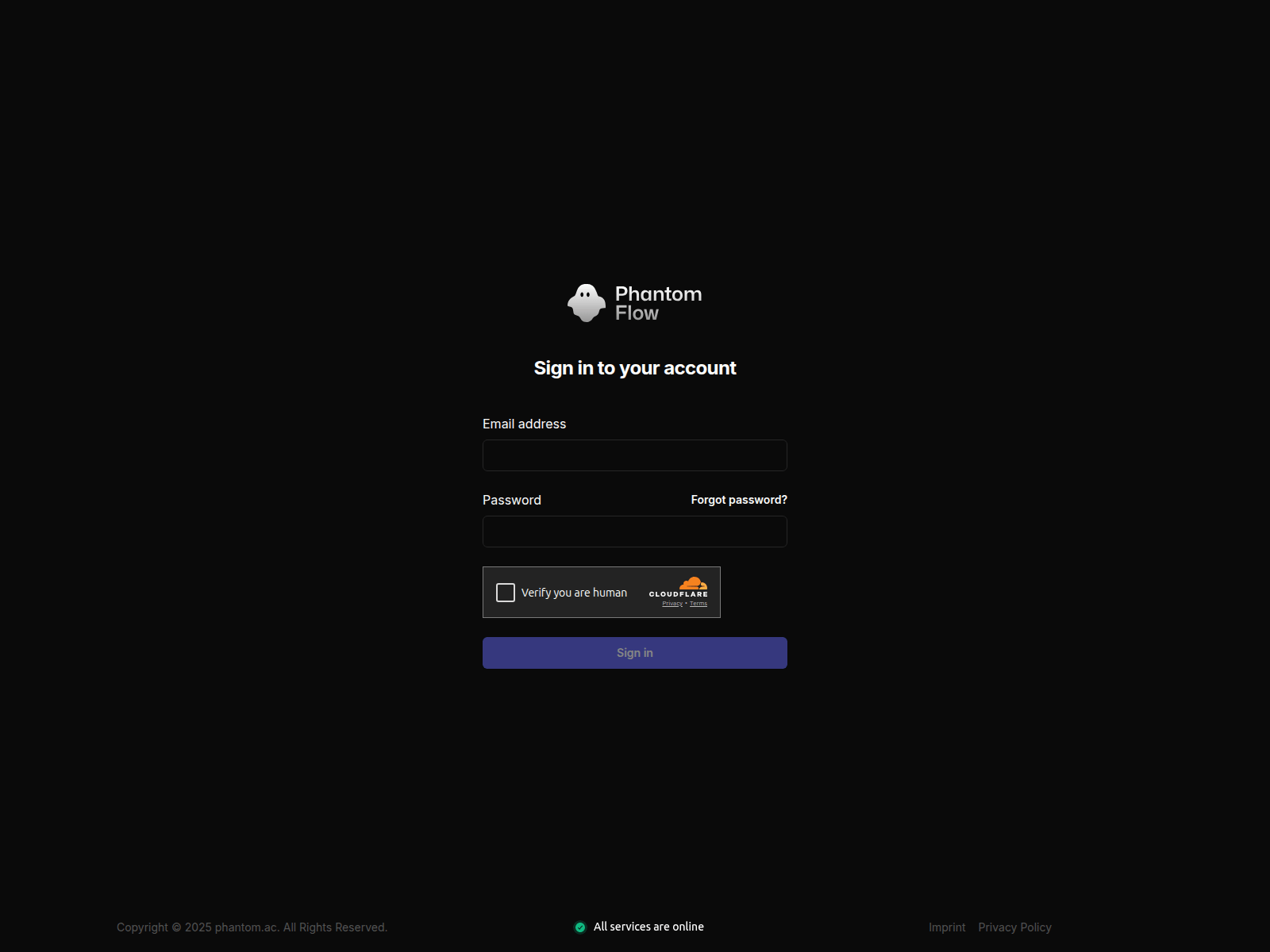 Screenshot of flow.phantom.ac