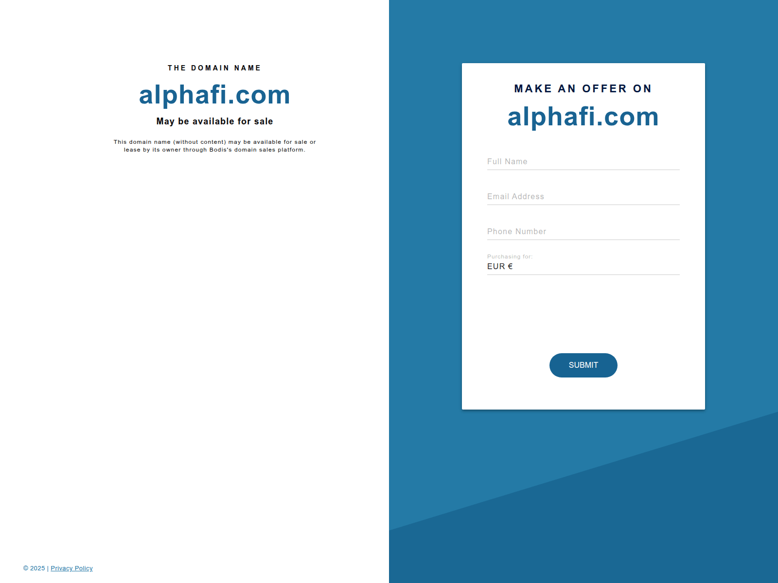 Screenshot of alphafi.com