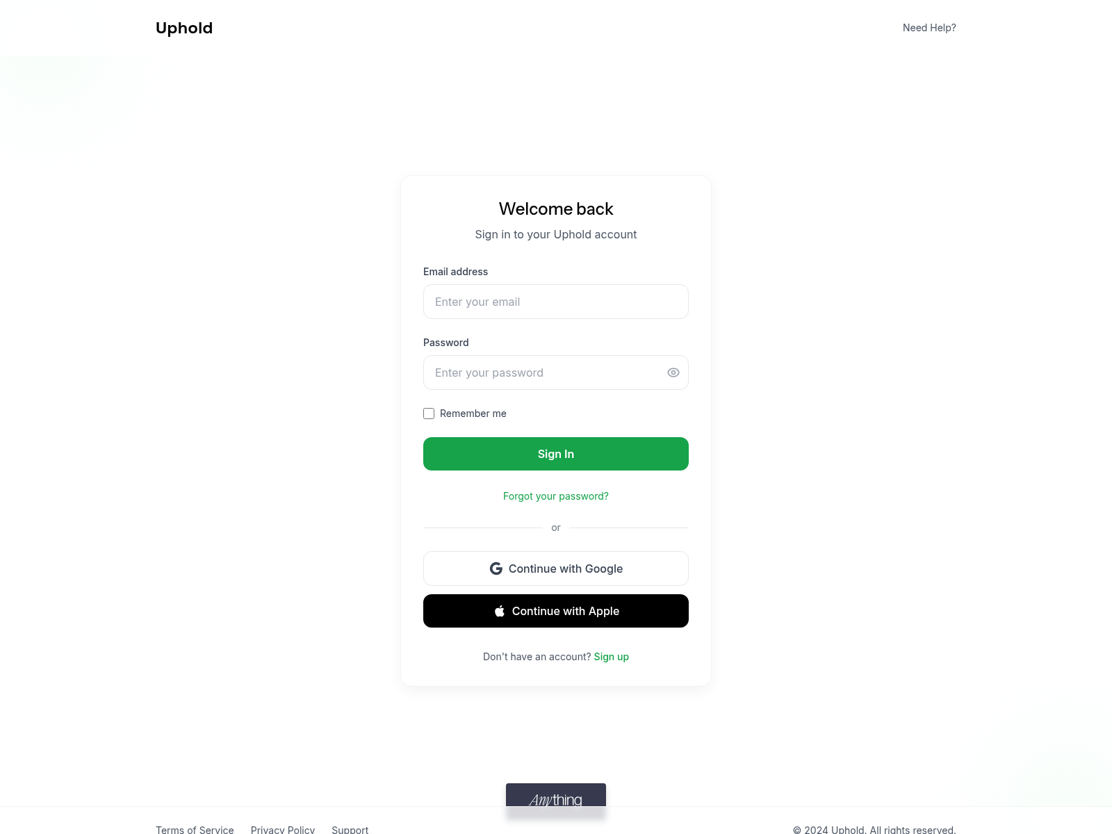 Screenshot of navuphold.created.app