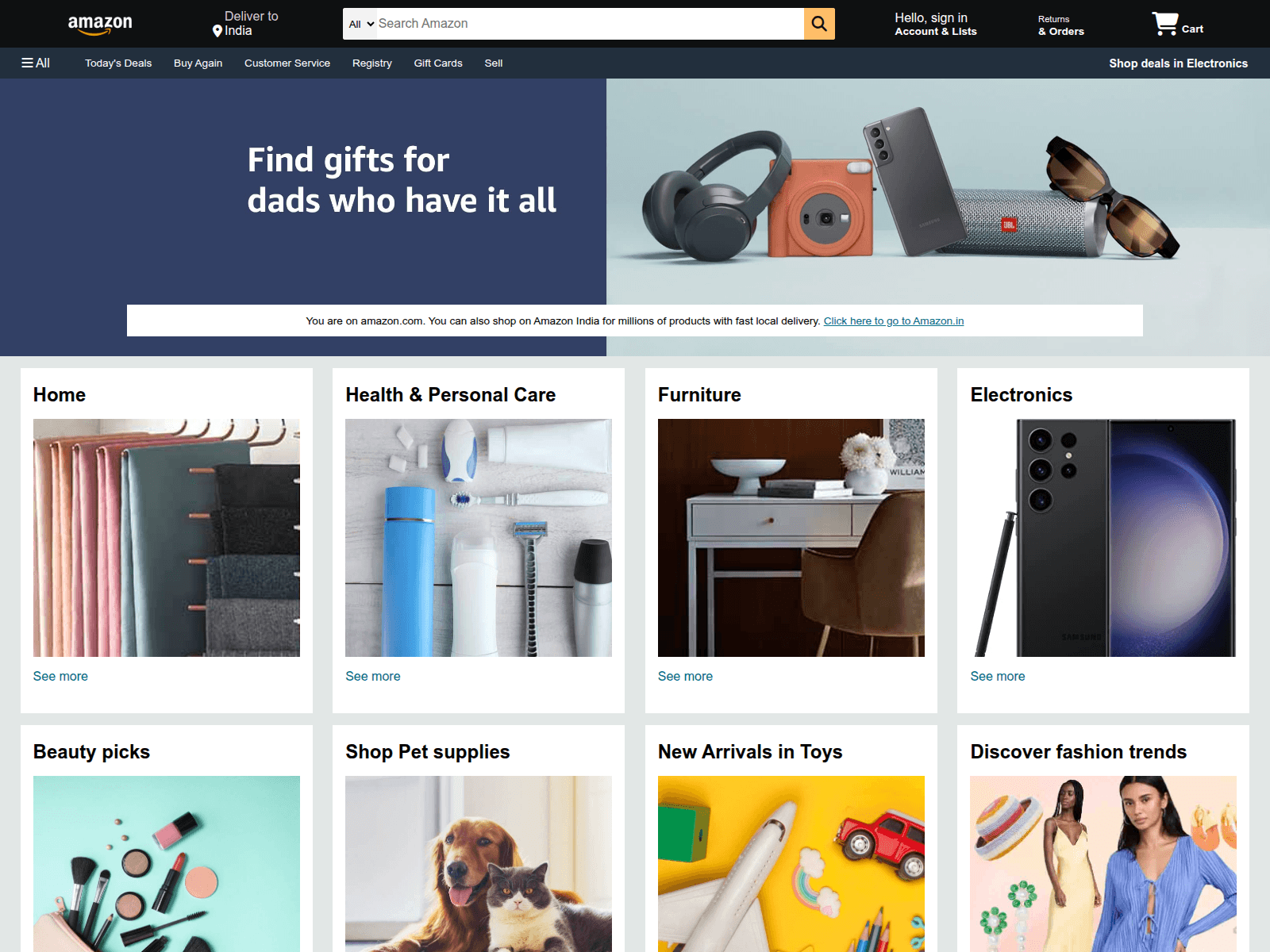 Screenshot of amazon-clone-zeta-six.vercel.app