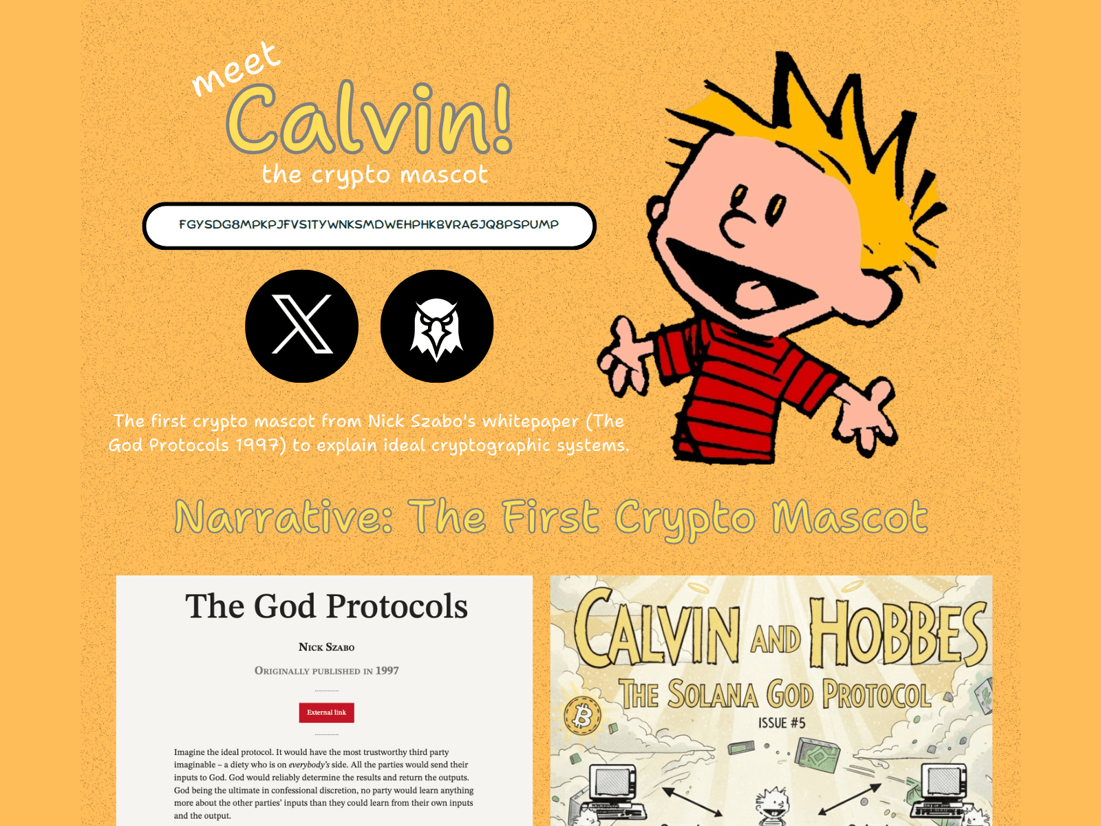 Screenshot of calvinsolana.space