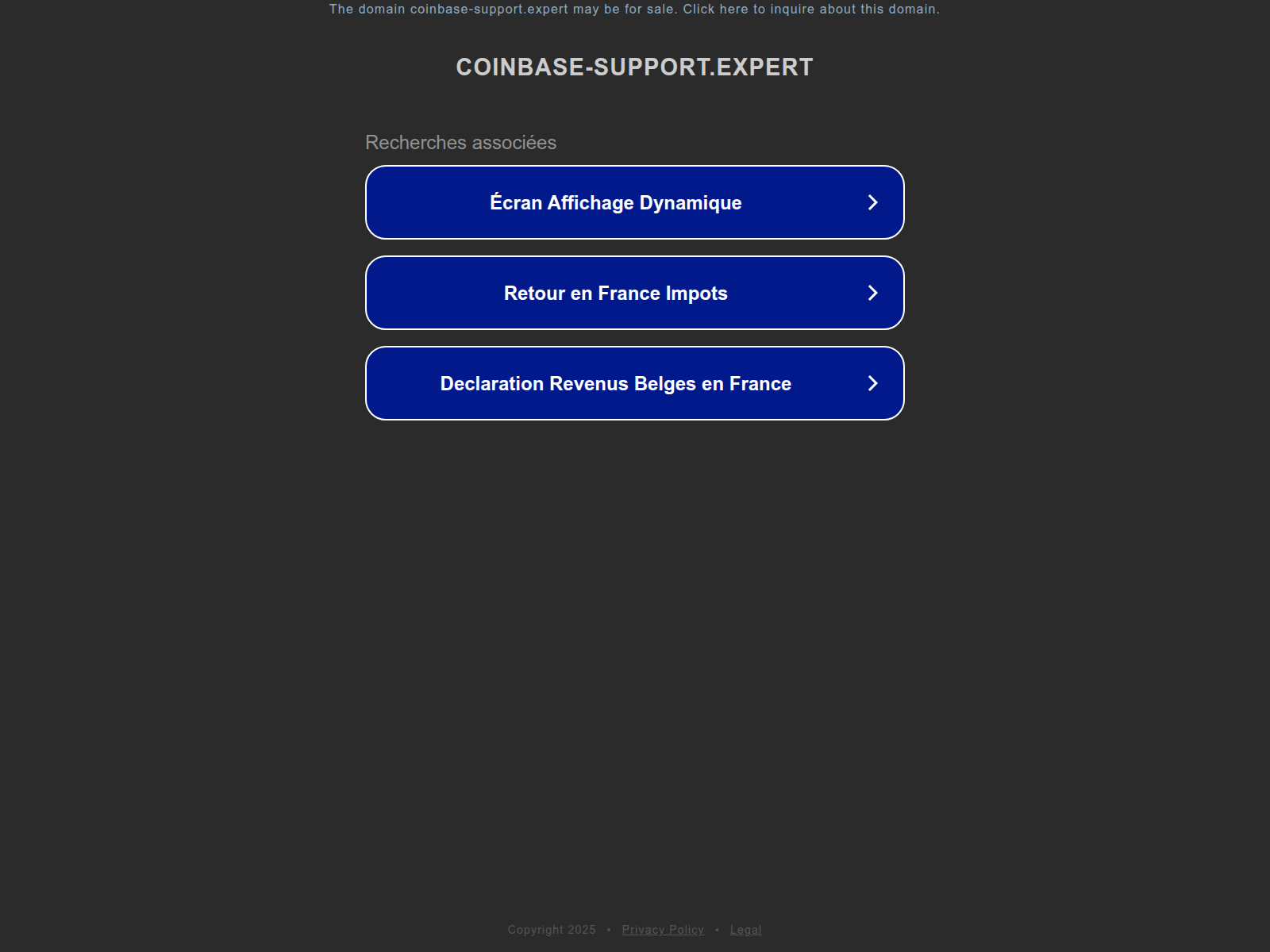 Screenshot of ww25.coinbase-support.expert