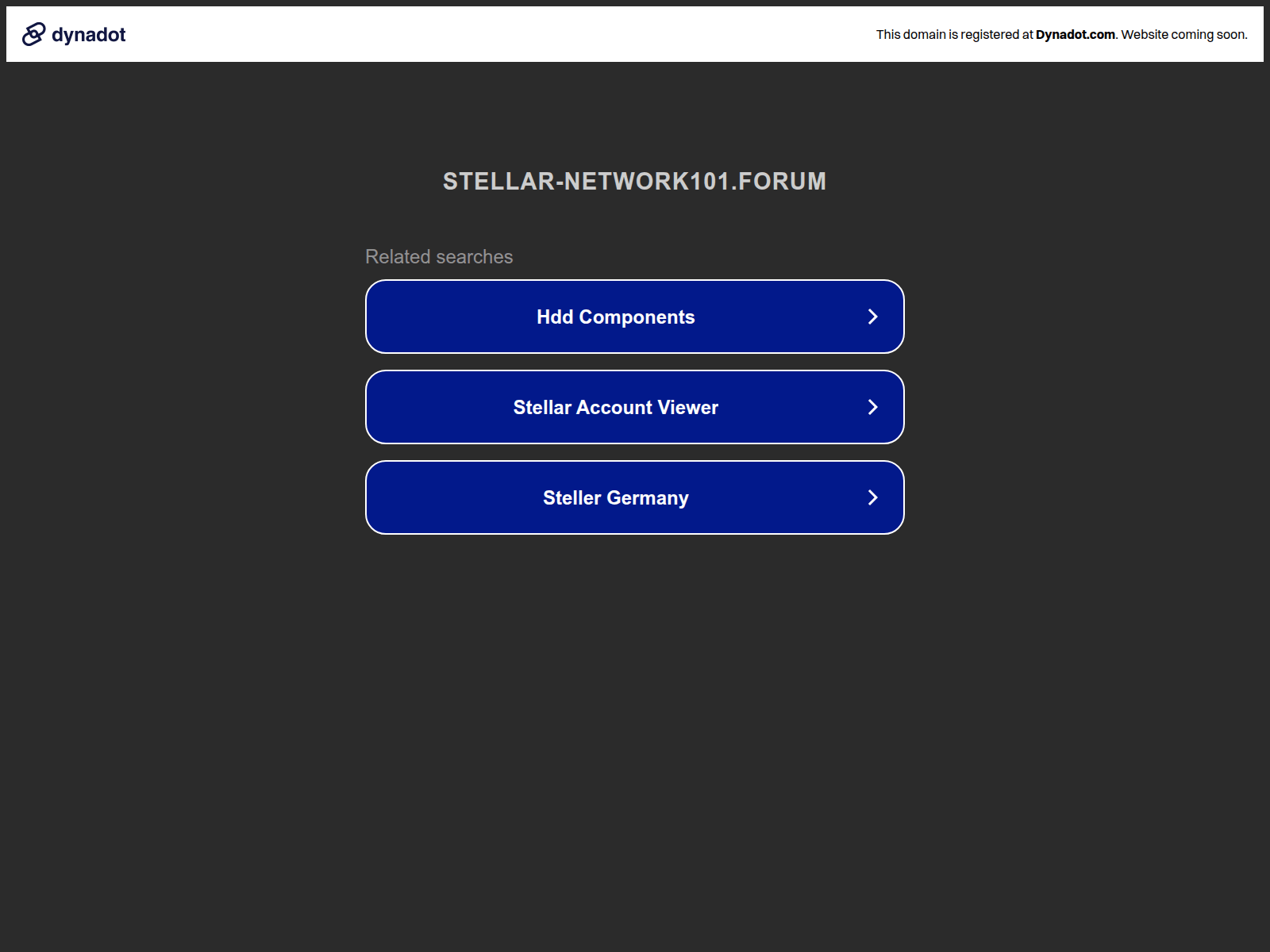 Screenshot of stellar-network101.forum