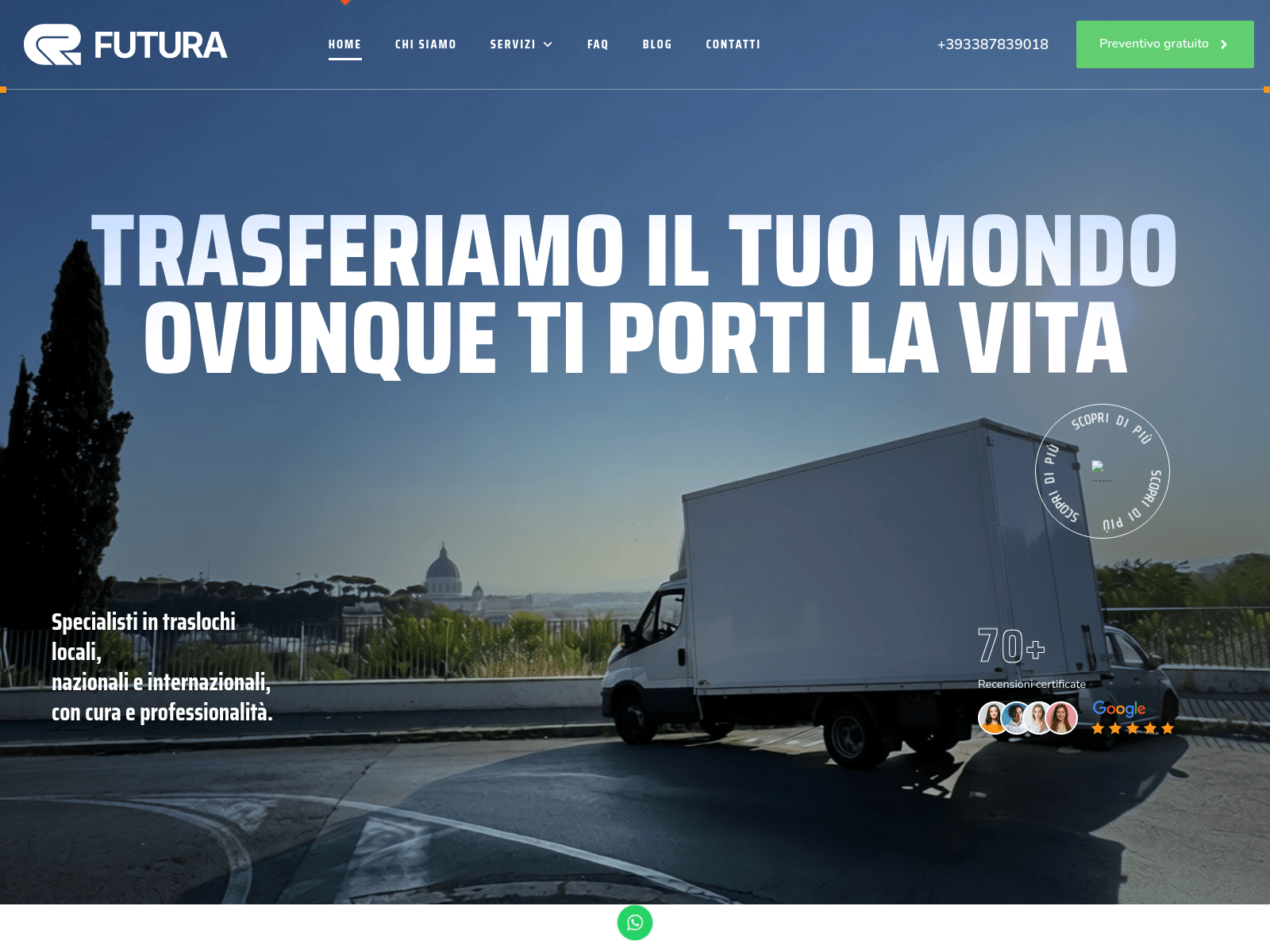 Screenshot of futuratraslochi.net