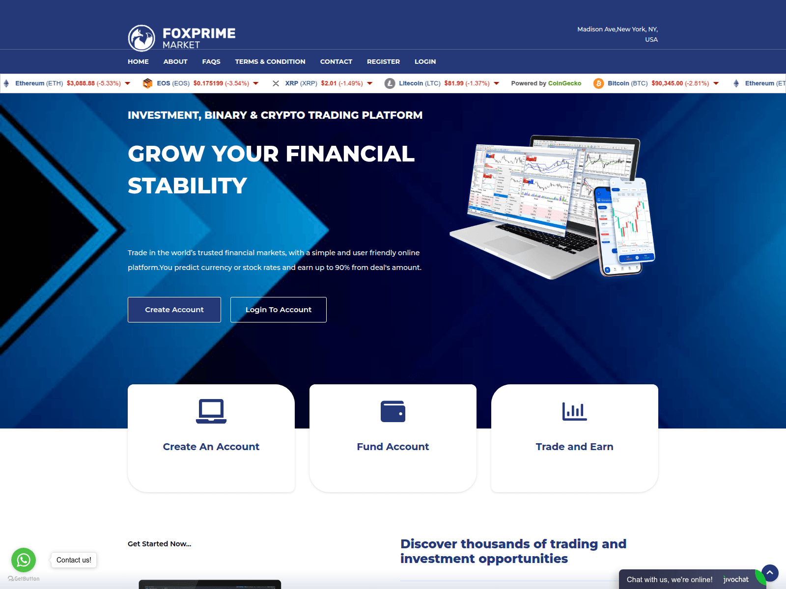 Screenshot of foxprimemarket.com