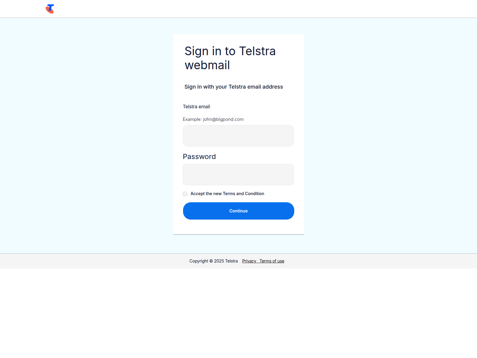 Screenshot of telstraaccountrecovoreysystem.framer.website