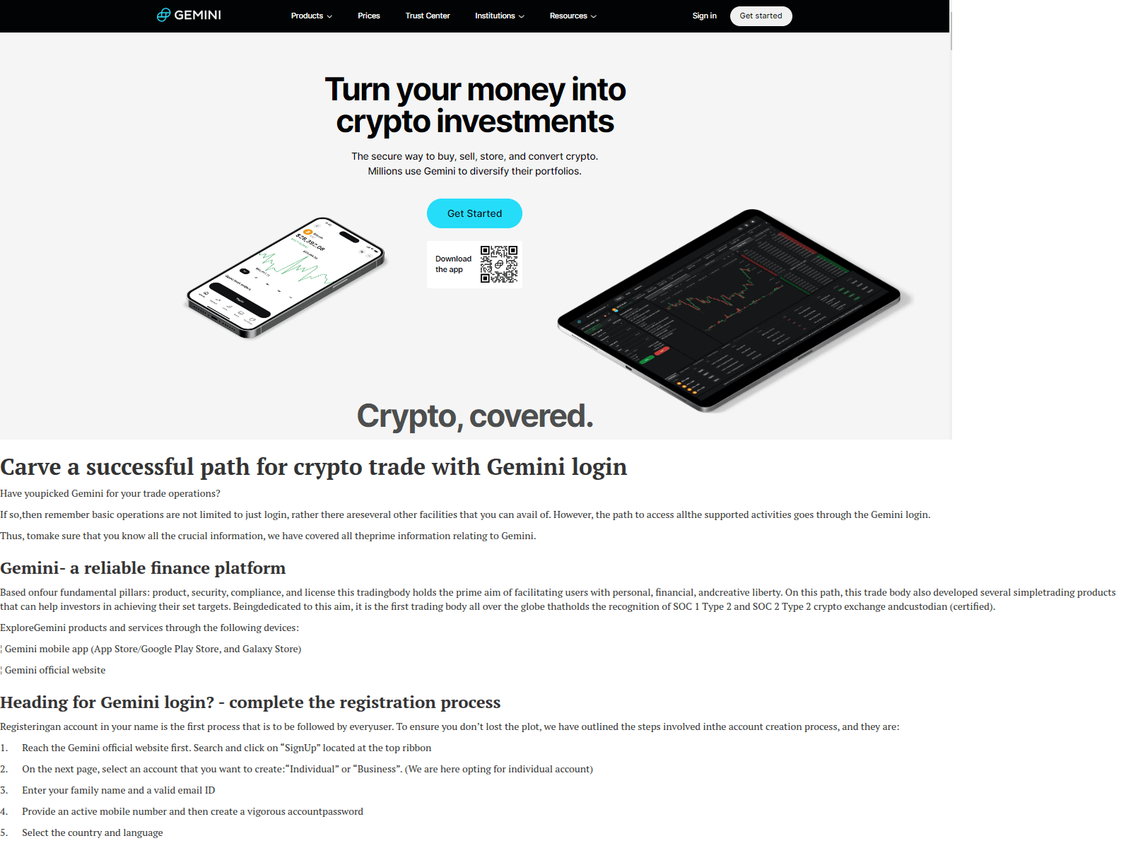 Screenshot of gemunilagina.webflow.io
