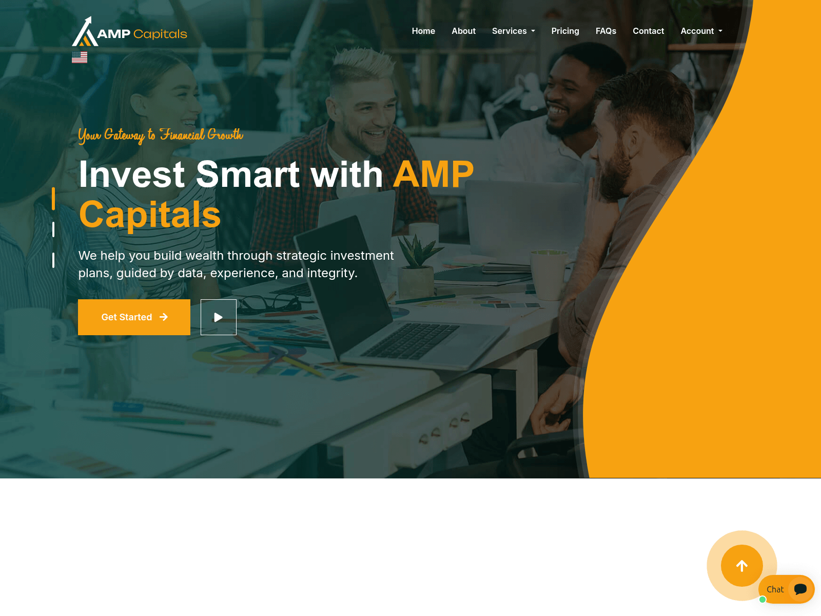 Screenshot of ampcapitals.com