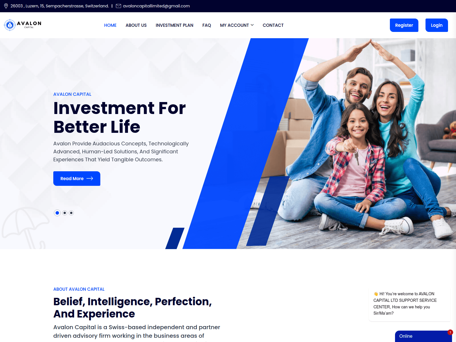 Screenshot of avaloncapitalltd.com
