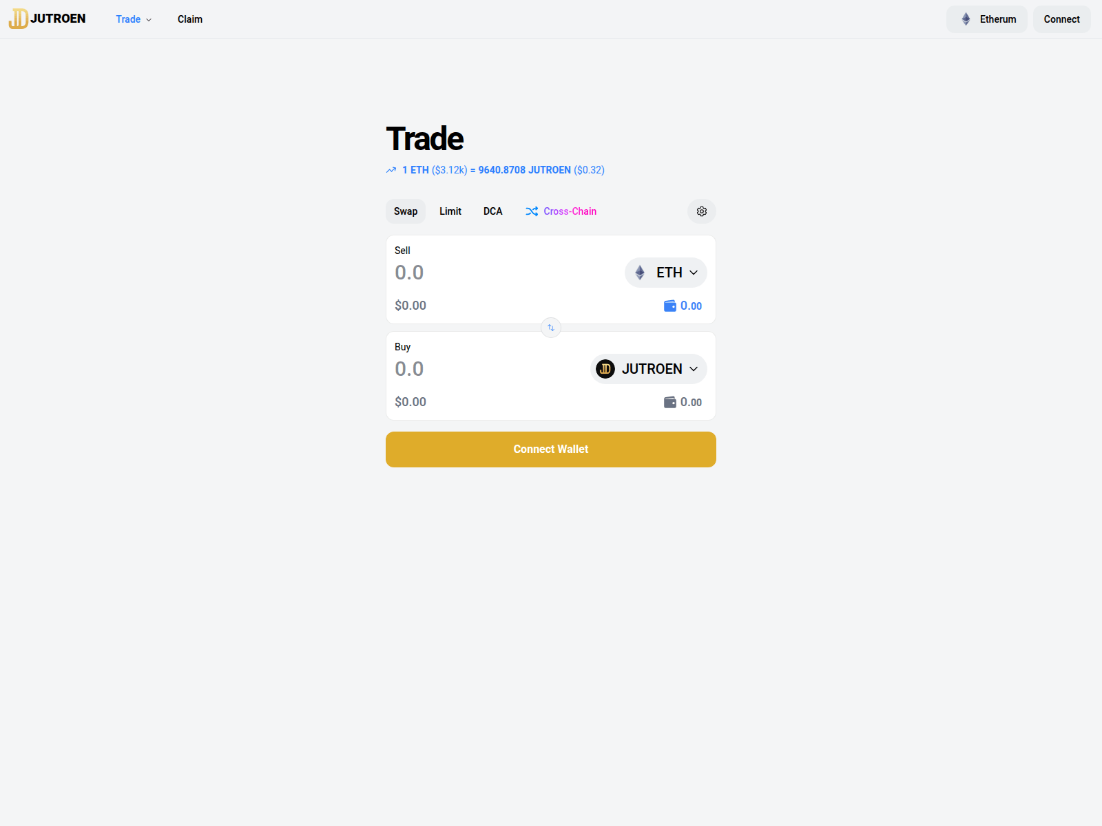 Screenshot of jutroen.app