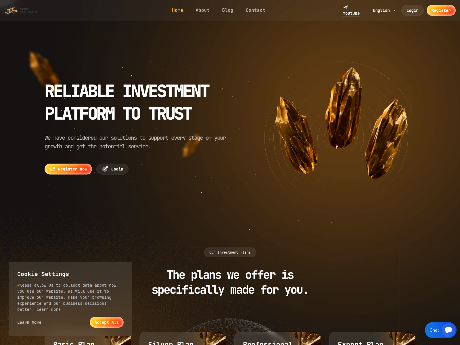Screenshot of app.trustora-capital.com