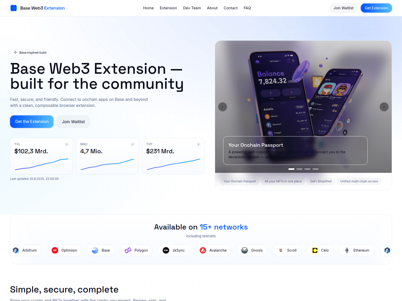 Screenshot of baselabs.global