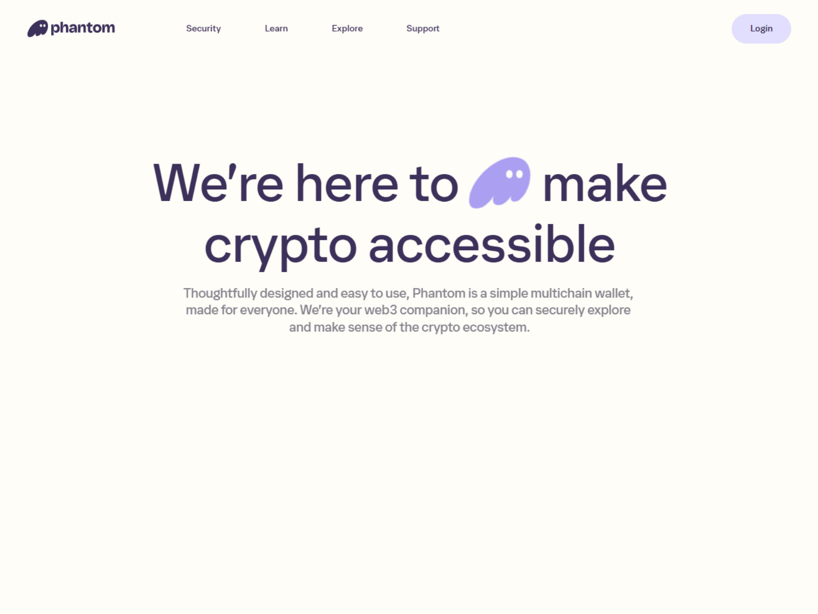 Screenshot of walletphantaum.webflow.io
