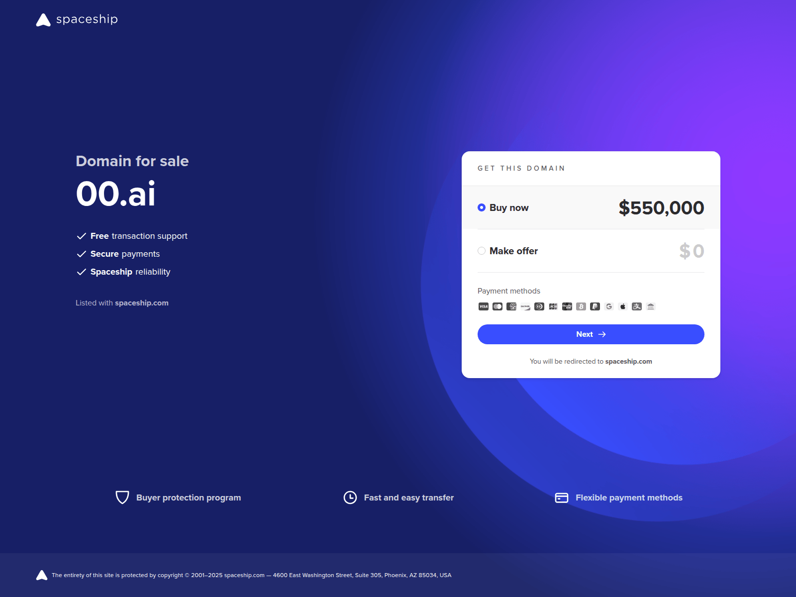 Screenshot of 00.ai