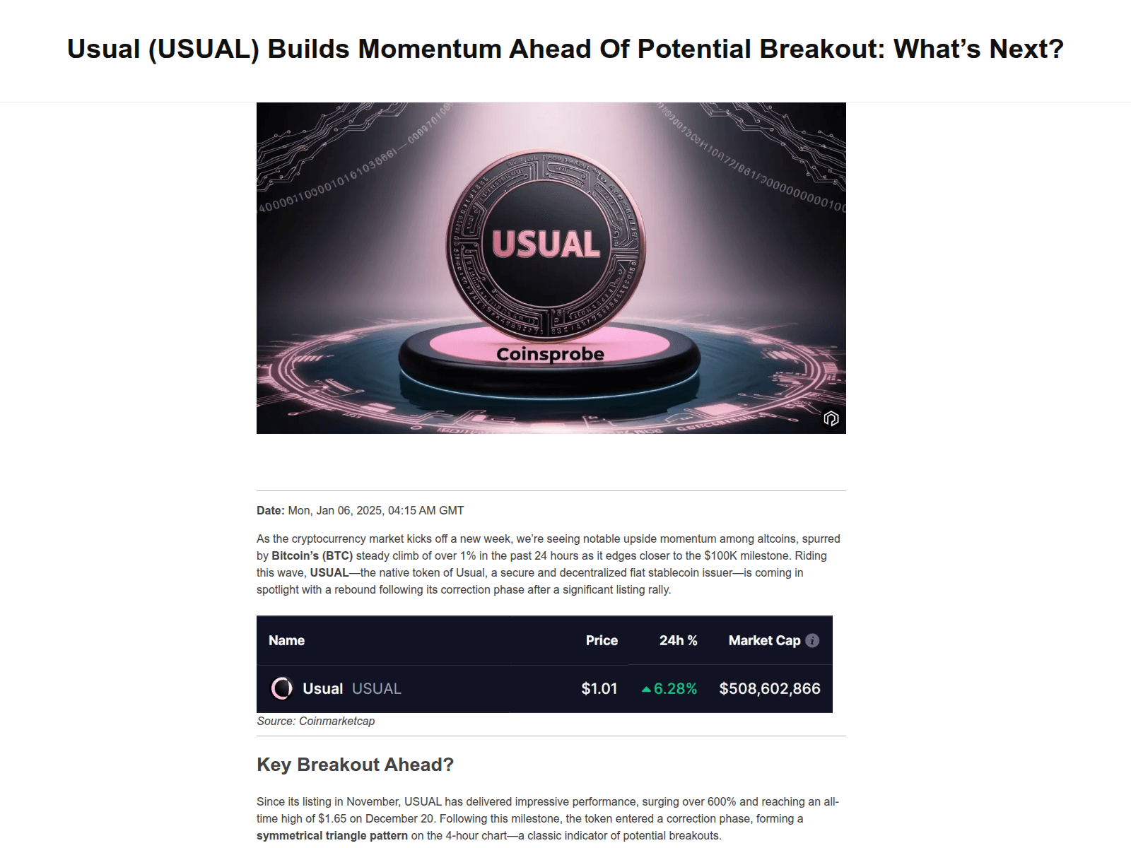 Screenshot of usual-money.click