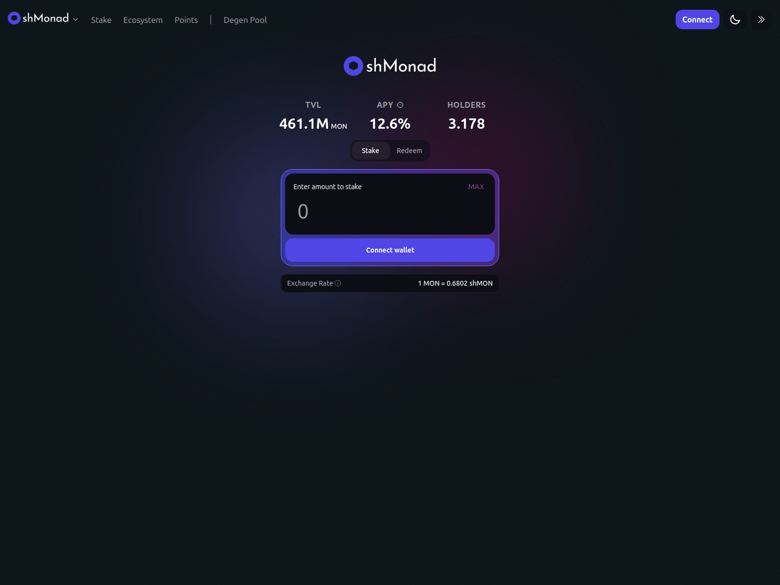 Screenshot of grouped-service-display.shmonad-frontend-dapp.pages.dev