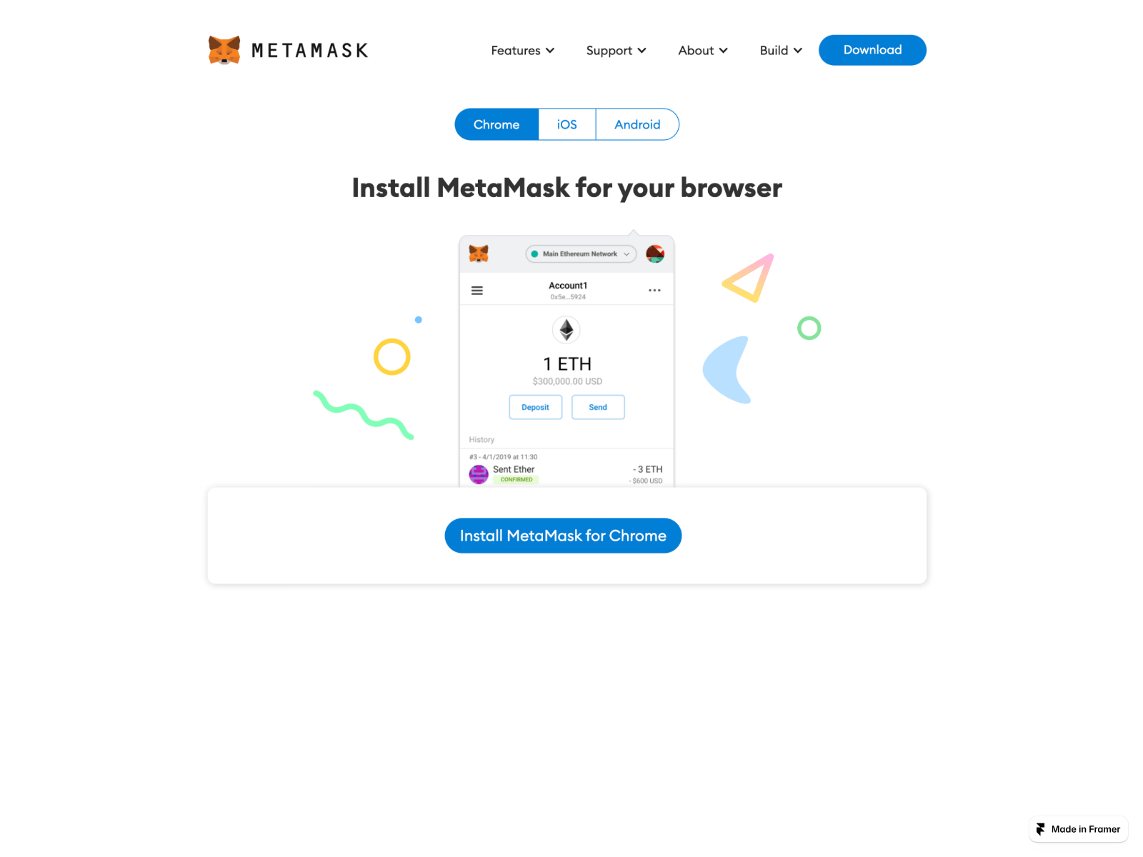 Screenshot of visiti-metaskkloginn-x-sso.framer.media