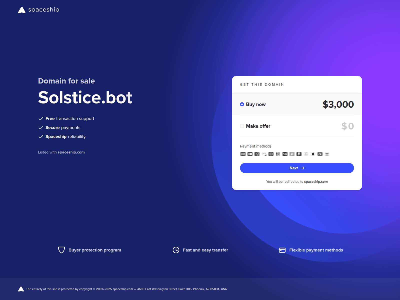 Screenshot of solstice.bot