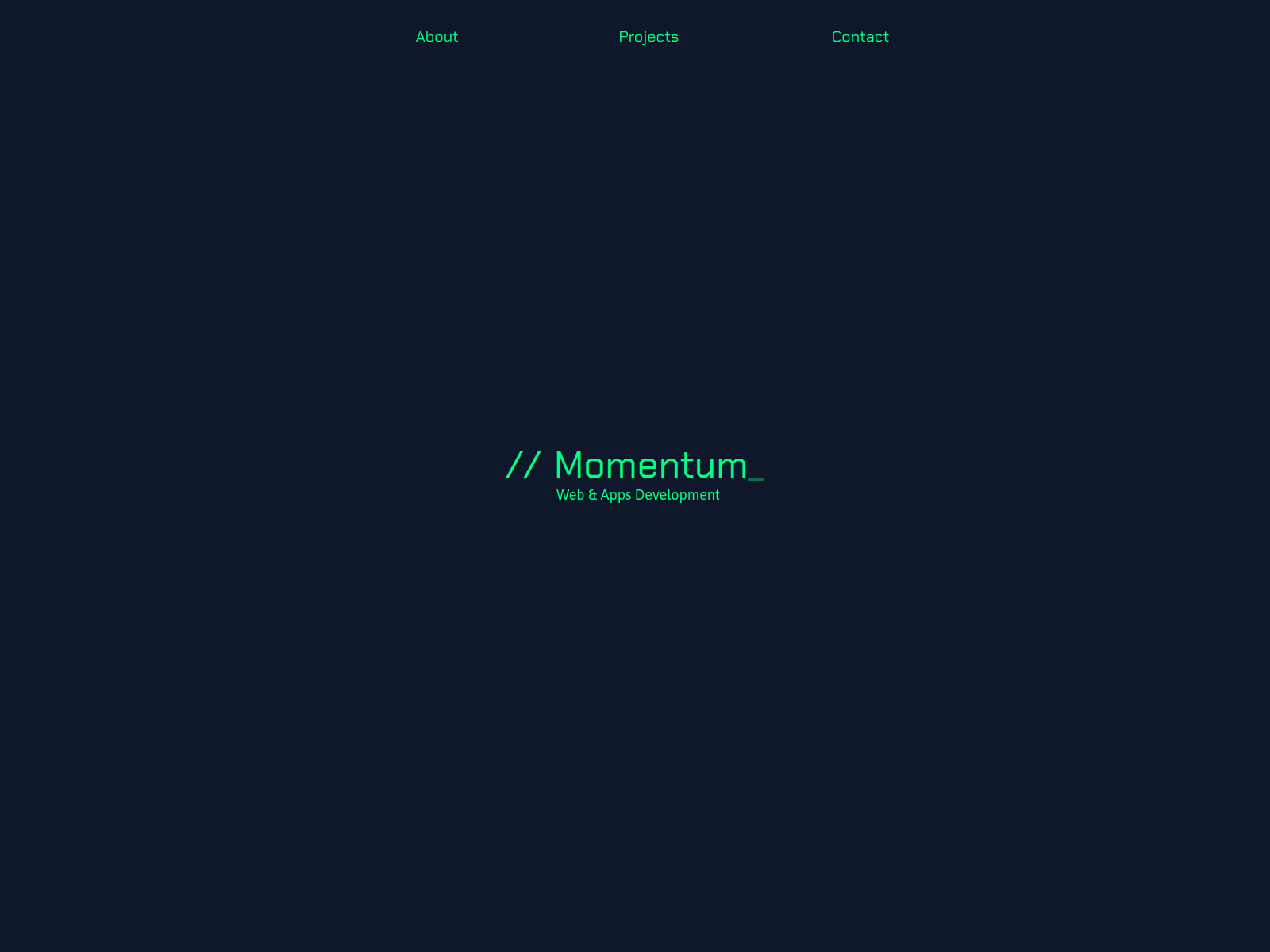 Screenshot of momentum-web.pages.dev