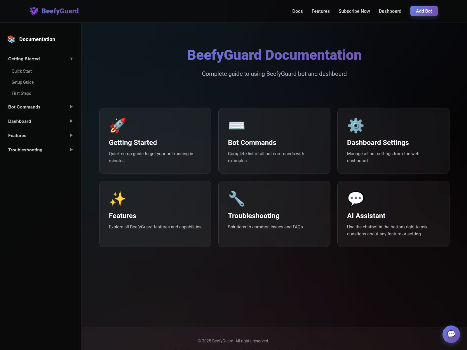 Screenshot of docs.beefyguard.com