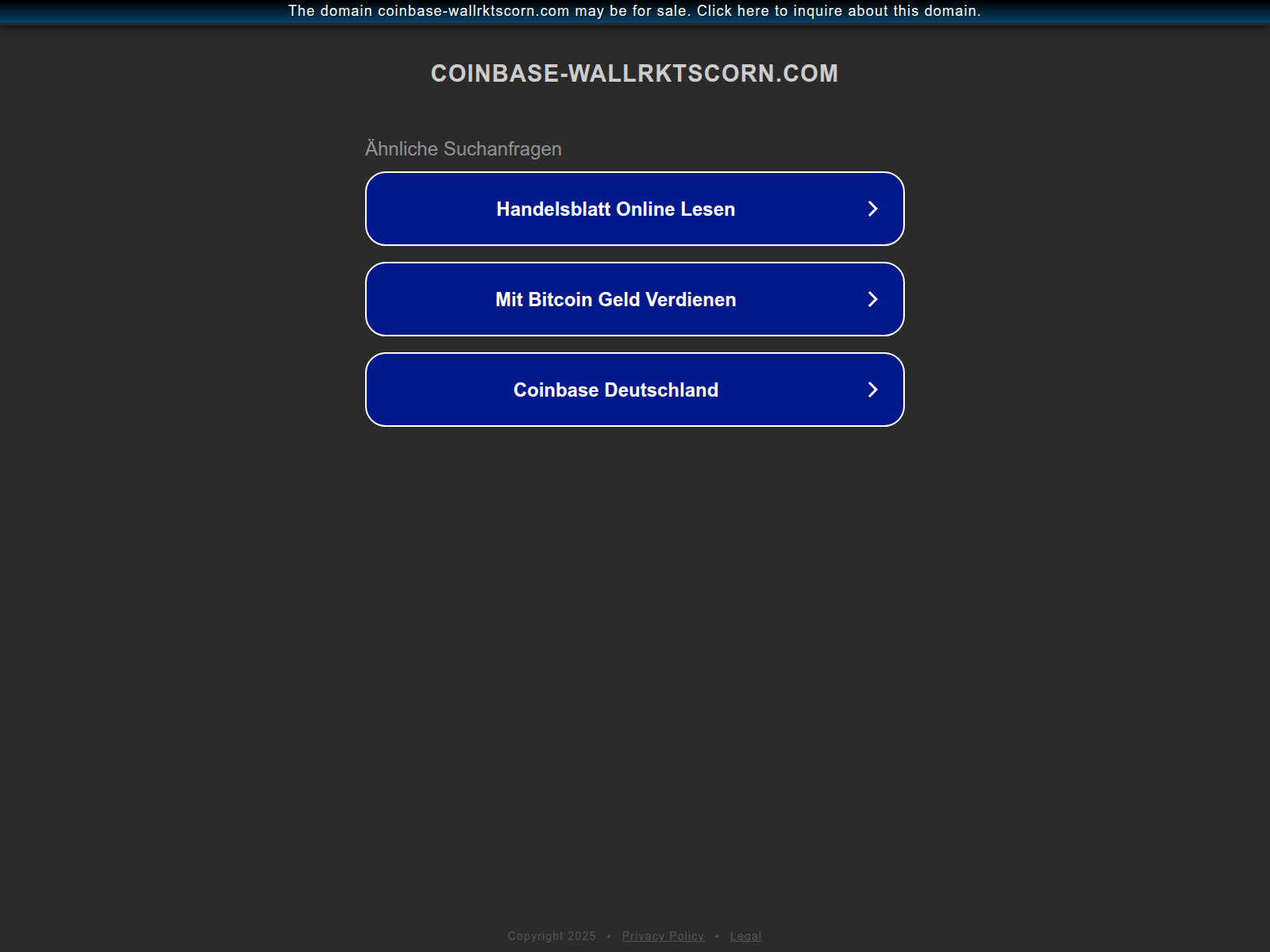 Screenshot of ww25.m.coinbase-wallrktscorn.com