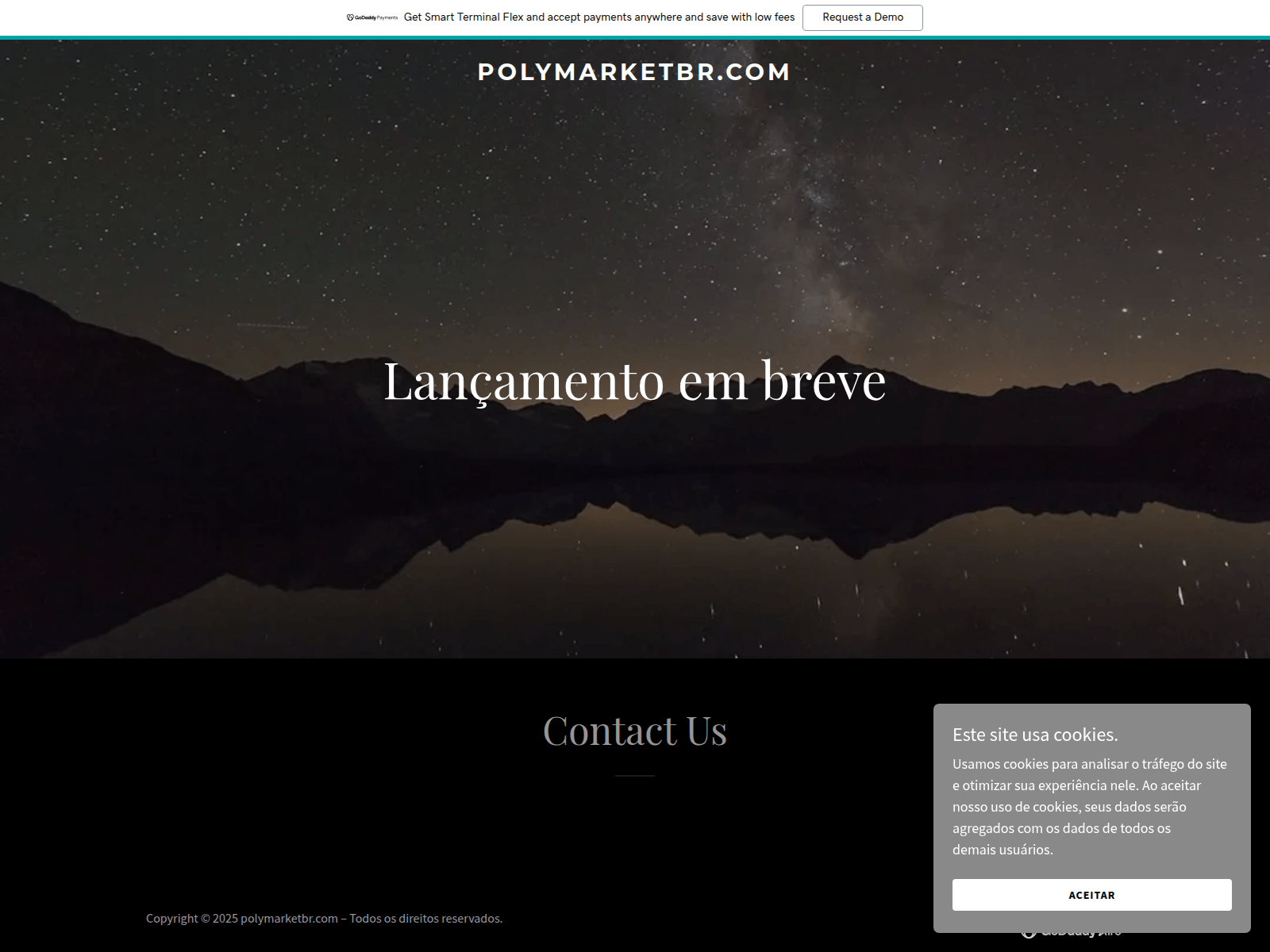 Screenshot of polymarketbr.com