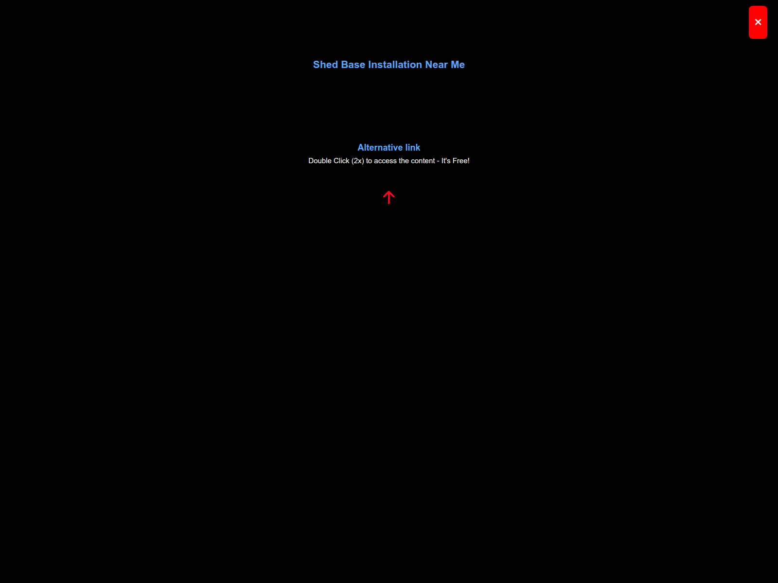 Screenshot of shedbaseinstallationnearme.pages.dev