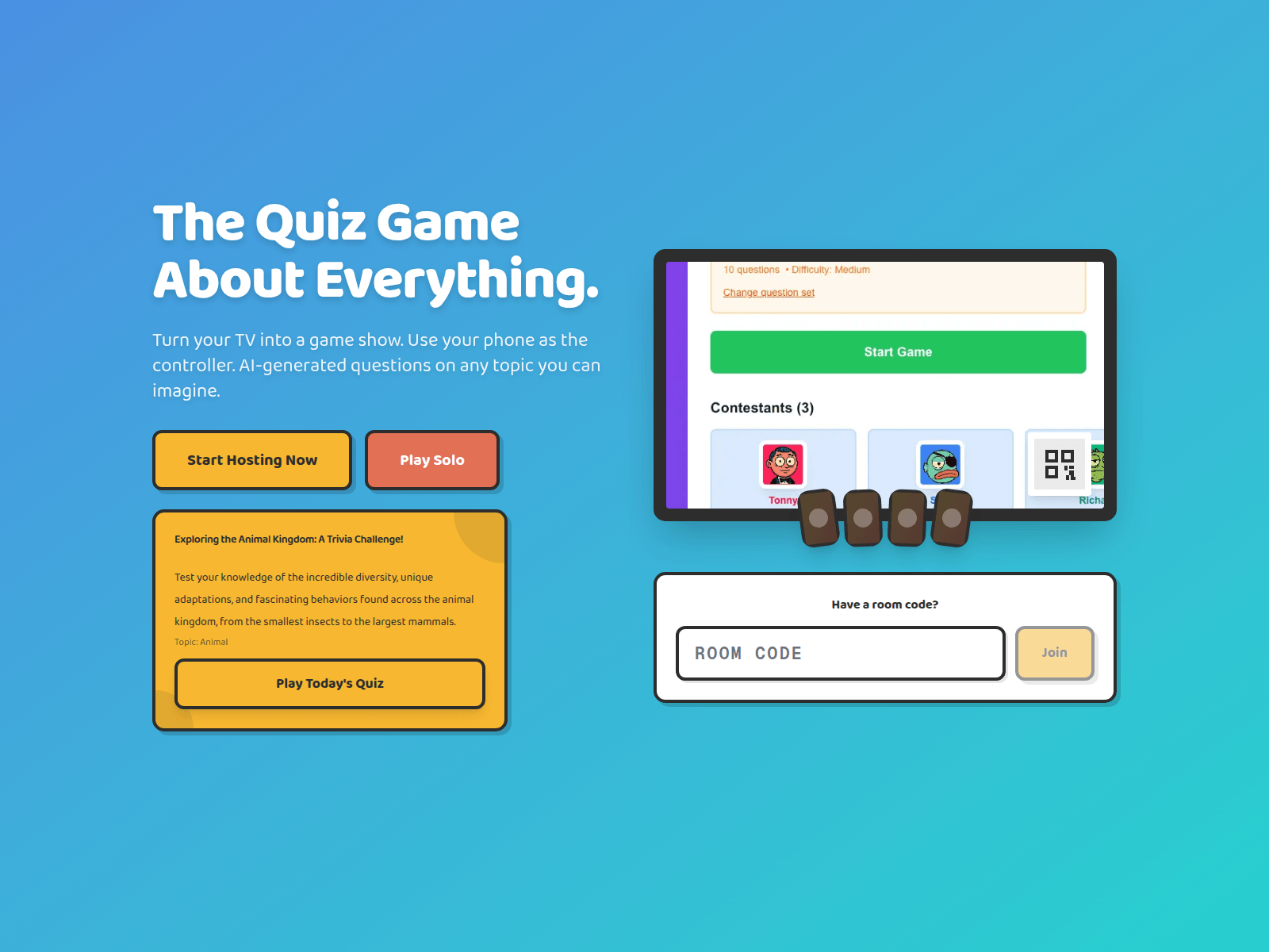 Screenshot of quizbits.game
