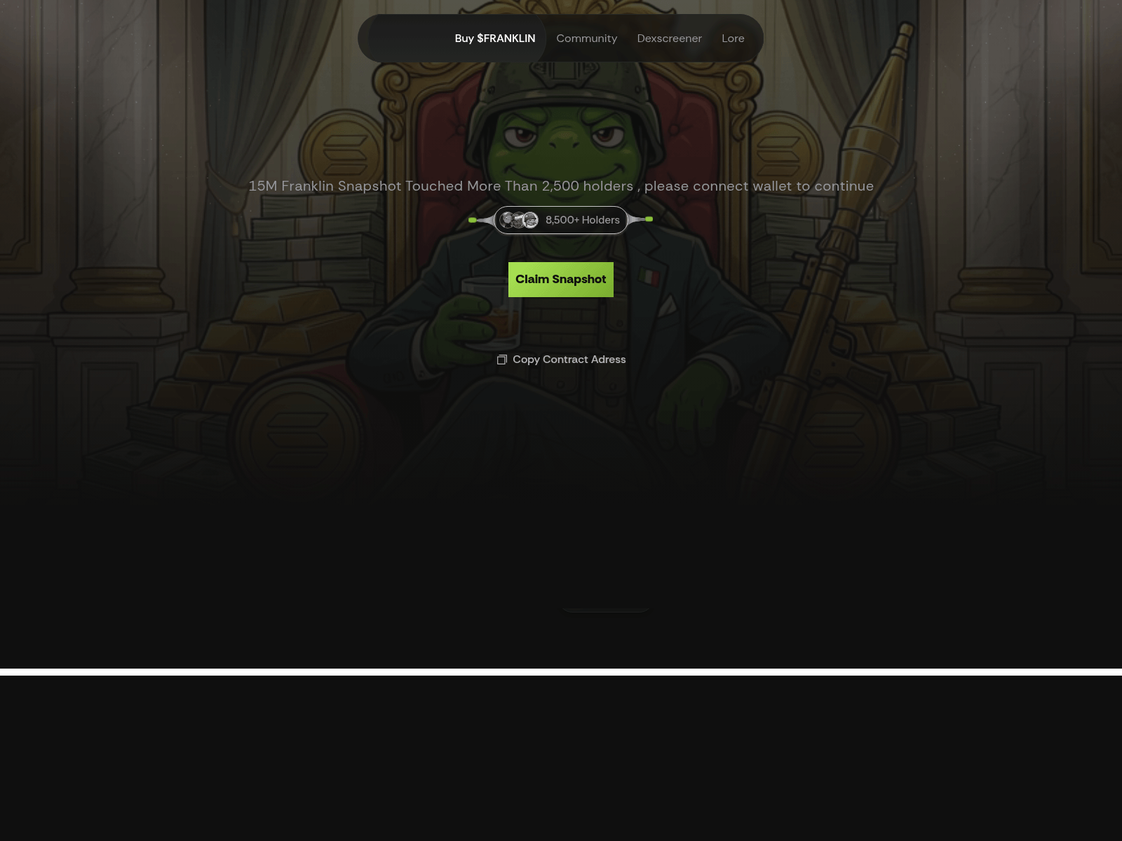 Screenshot of turtlefrankline.fun