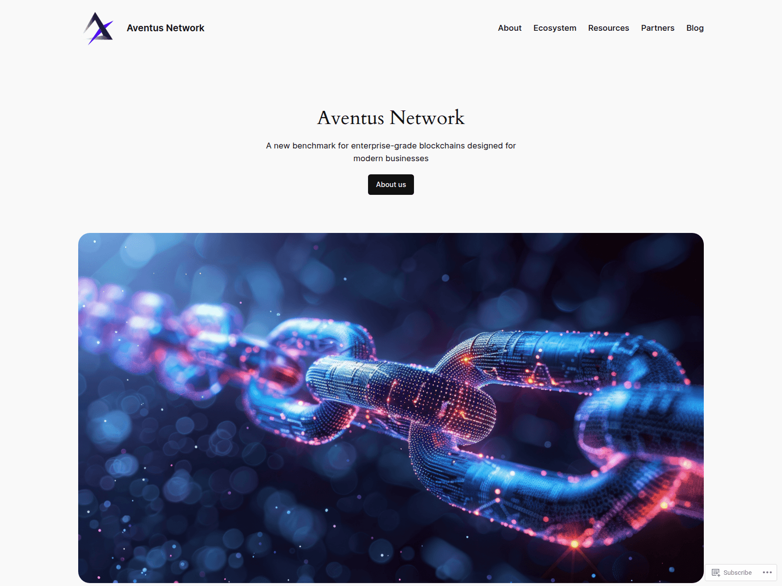 Screenshot of aventus.network