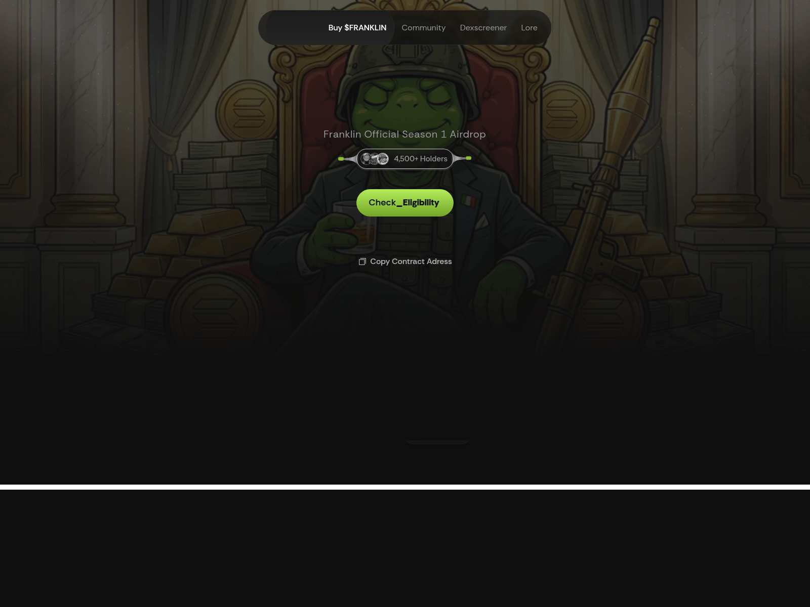 Screenshot of turtlefranklin.com