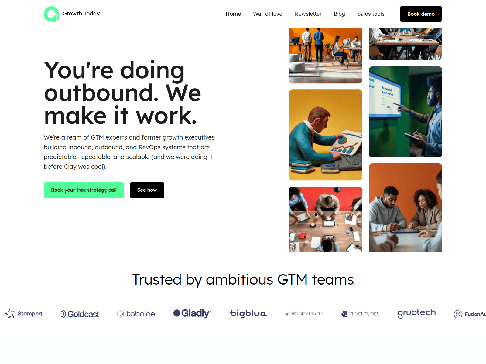 Screenshot of growthtodaysmooth.com