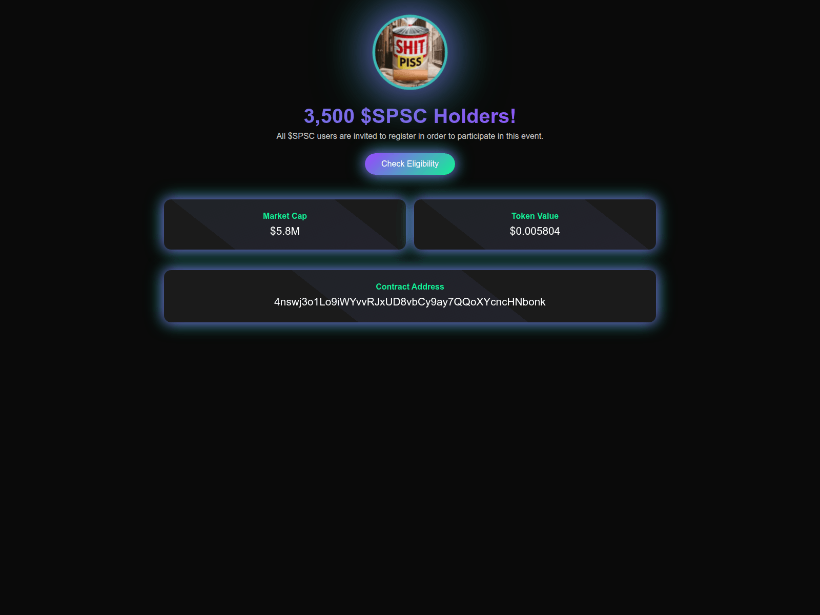 Screenshot of spscsolana.com